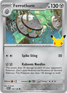 Ferrothorn 30th Celebration card