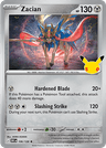 Zacian 30th Celebration card