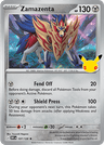 Zamazenta 30th Celebration card