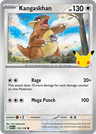 Kangaskhan 30th Celebration card