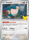 Snorlax 30th Celebration card