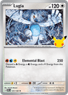 Lugia 30th Celebration card