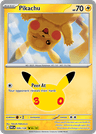 Pikachu 30th Celebration card