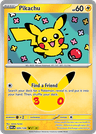 Pikachu 30th Celebration card