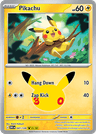 Pikachu 30th Celebration card