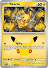 Pikachu 30th Celebration card