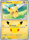Pikachu 30th Celebration card