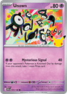 Unown 30th Celebration card