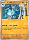Lucario 30th Celebration card