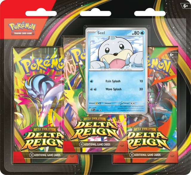Pokémon TCG: Mega Evolution Delta Reign Three-Booster Blister